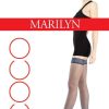 Marilyn | Marilyn Marilyn Raffinierte Halterlose Strumpfe Mit Netzstruktur Coco 20 Den Sabia