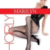 Marilyn | Marilyn Marilyn Modische Netzstrumpfhosen Mit Streifenmuster Charly, 20 Den