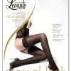 Levante | Levante Blickdichte Halterlose Strumpfe Mit Elegantem Spitzenabchlussband Romantic 50 Von Levante Schwarz