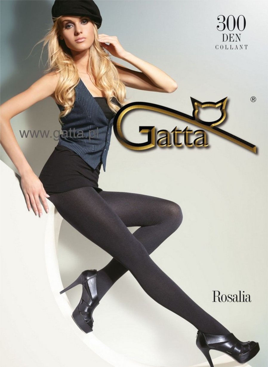 Winterstrumpfhosen | Gatta Gatta Warme Winterstrumpfhose Mit Innenfutter Aus Weichem Fleece Rosalia 300 Den