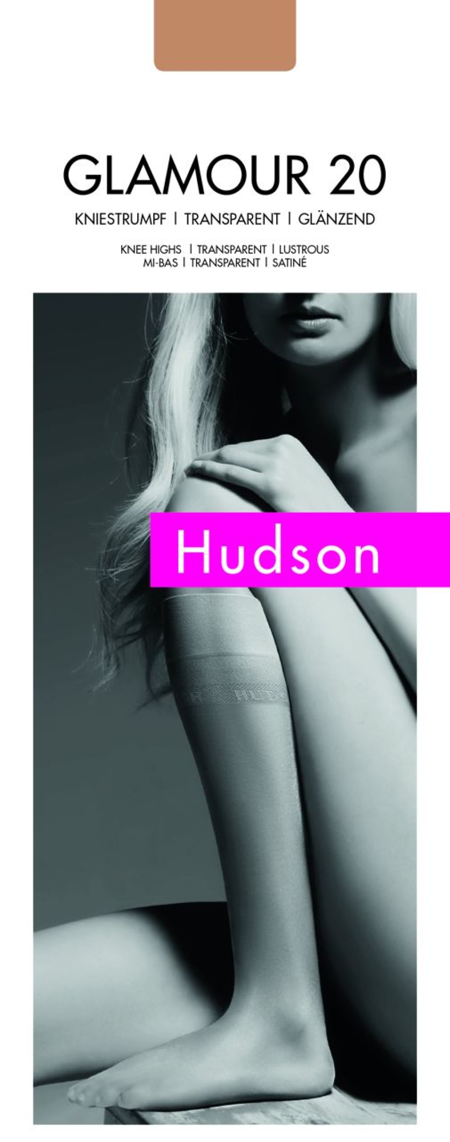 Hudson | Hudson Glanzende Kniestrumpfe Glamour 20 Von Hudson