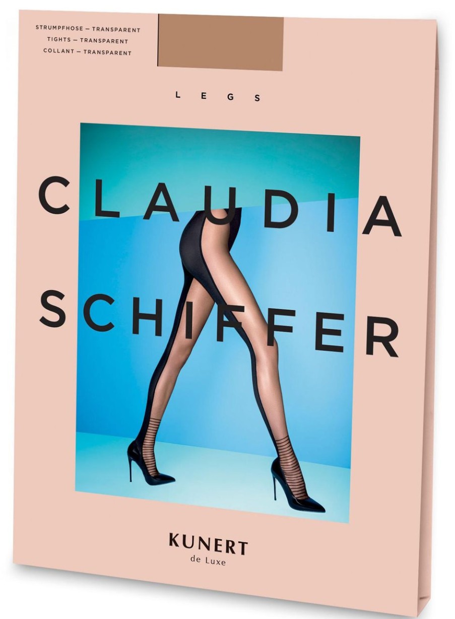 Kunert | Kunert Strumpfhose In Auffalliger, Zweifarbiger Optik - Claudia Schiffer Legs Style No. 7 Kunert De Luxe Skin