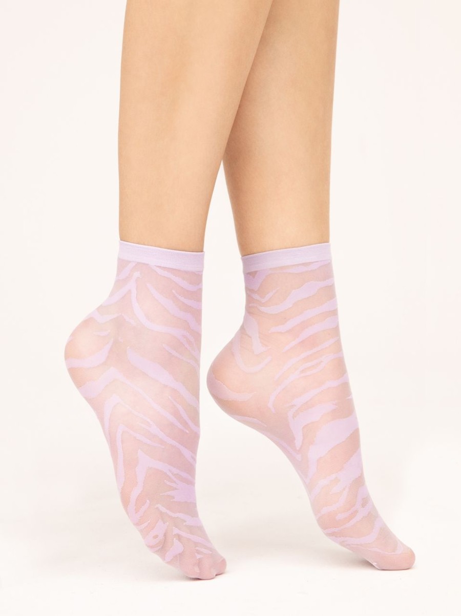 Fiore | Fiore Feinsockchen Mit Angesagtem Wildtier-Design Von Fiore