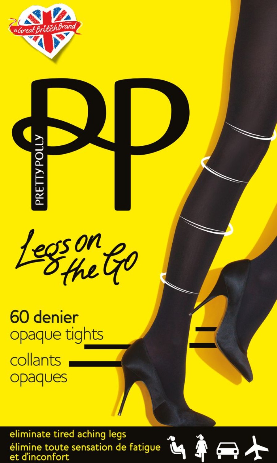 Pretty Polly | Pretty Polly Pretty Polly Legs On The Go - Blickdichte Feinstrumpfhose Mit Leichter Stutzwirkung Black