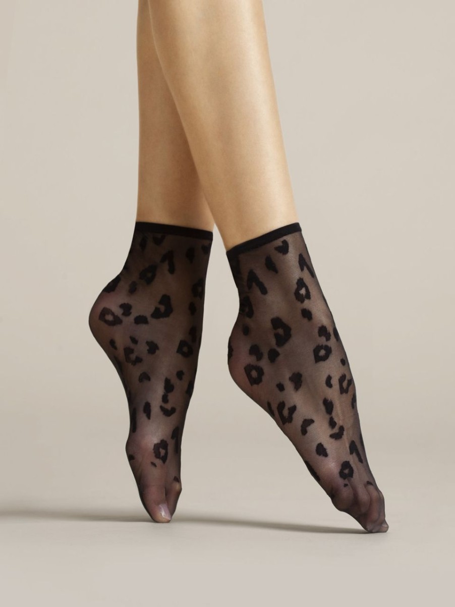 Fiore | Fiore Feinsockchen Mit Angesagten Leopardentupfen Von Fiore