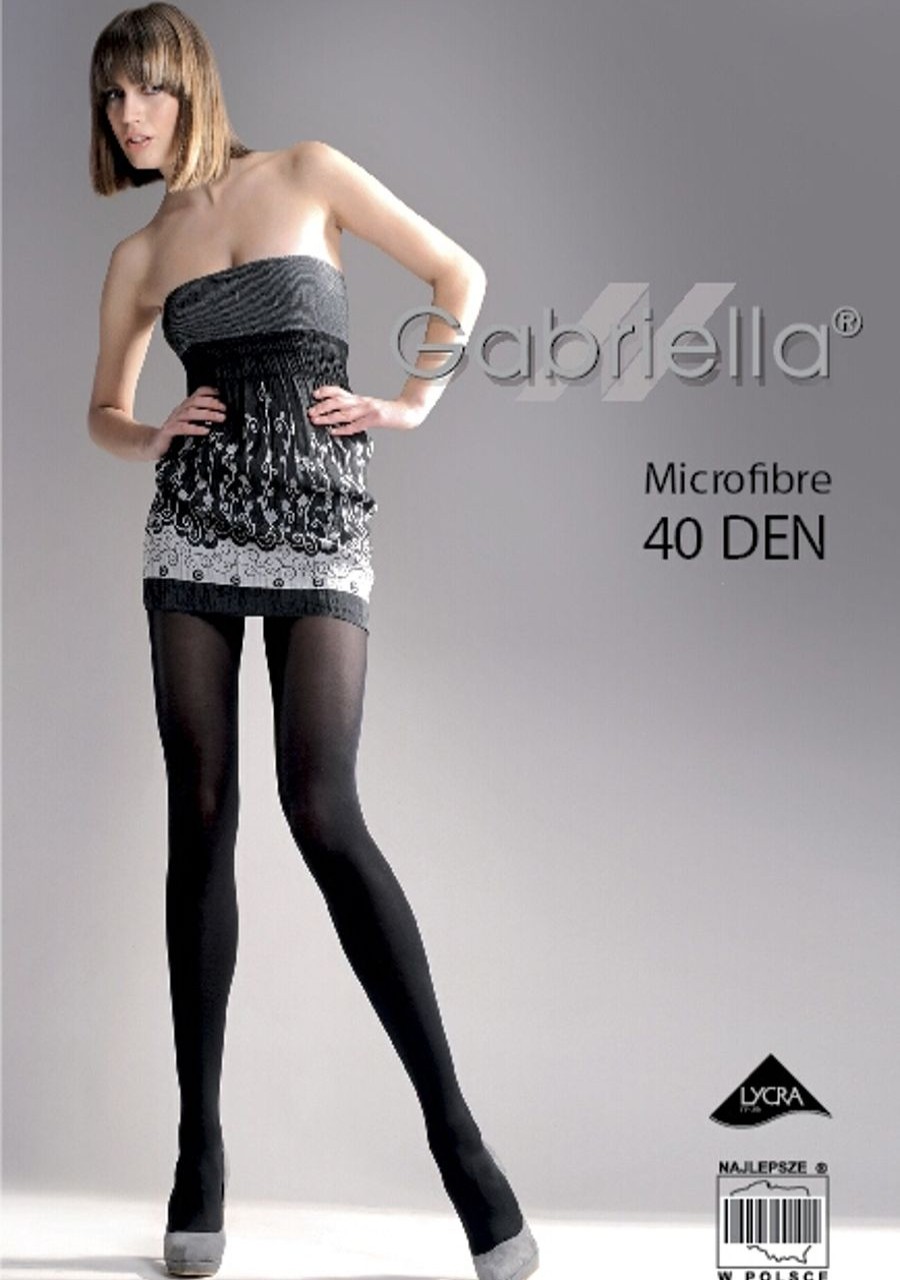 Gabriella | Gabriella Klassische Microfaser-Strumpfhose Ohne Muster Microfibre 40 Von Gabriella