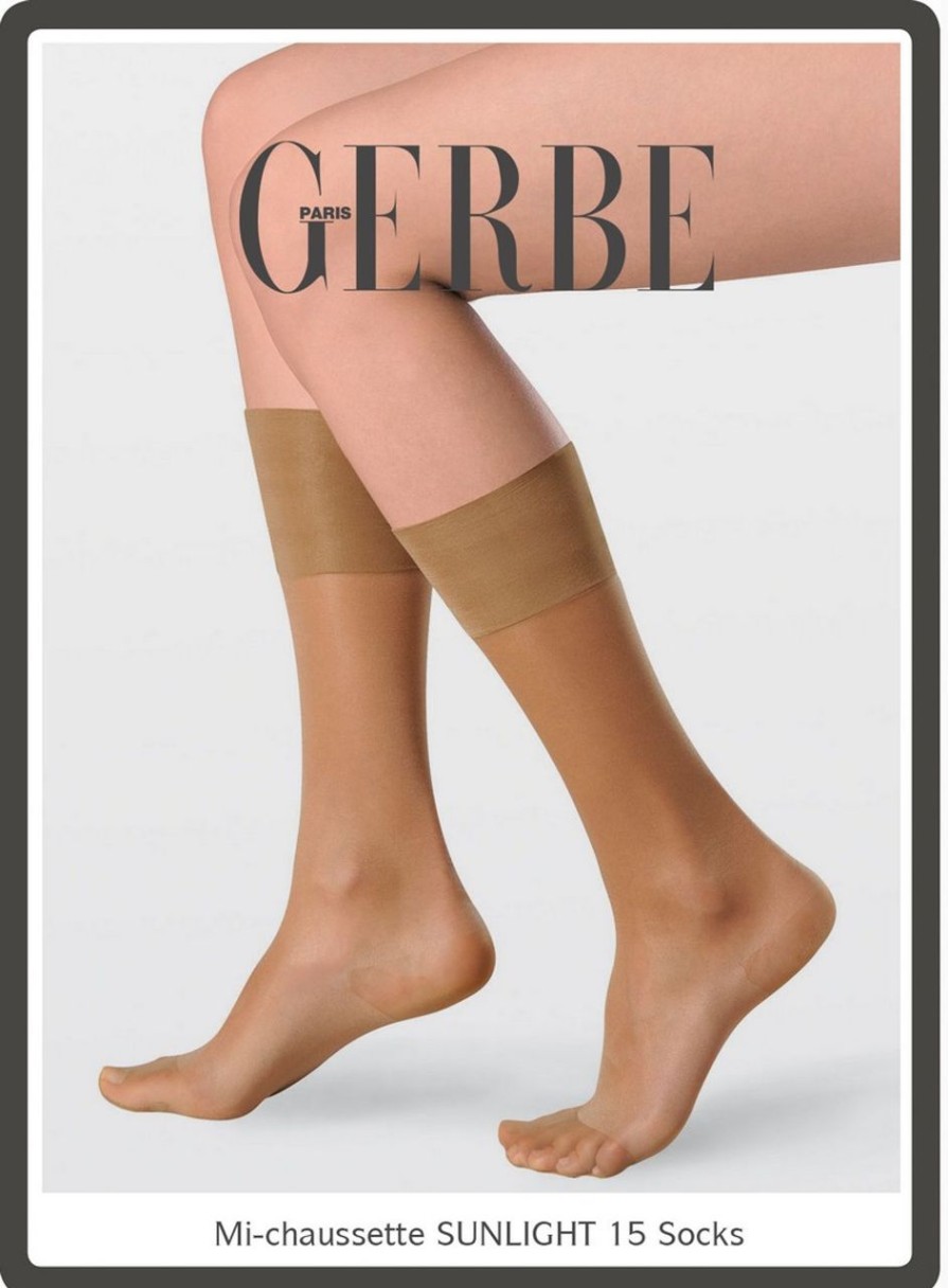 Gerbe | Gerbe Gerbe Dezent Glanzende Socken Sunlight 15 Den