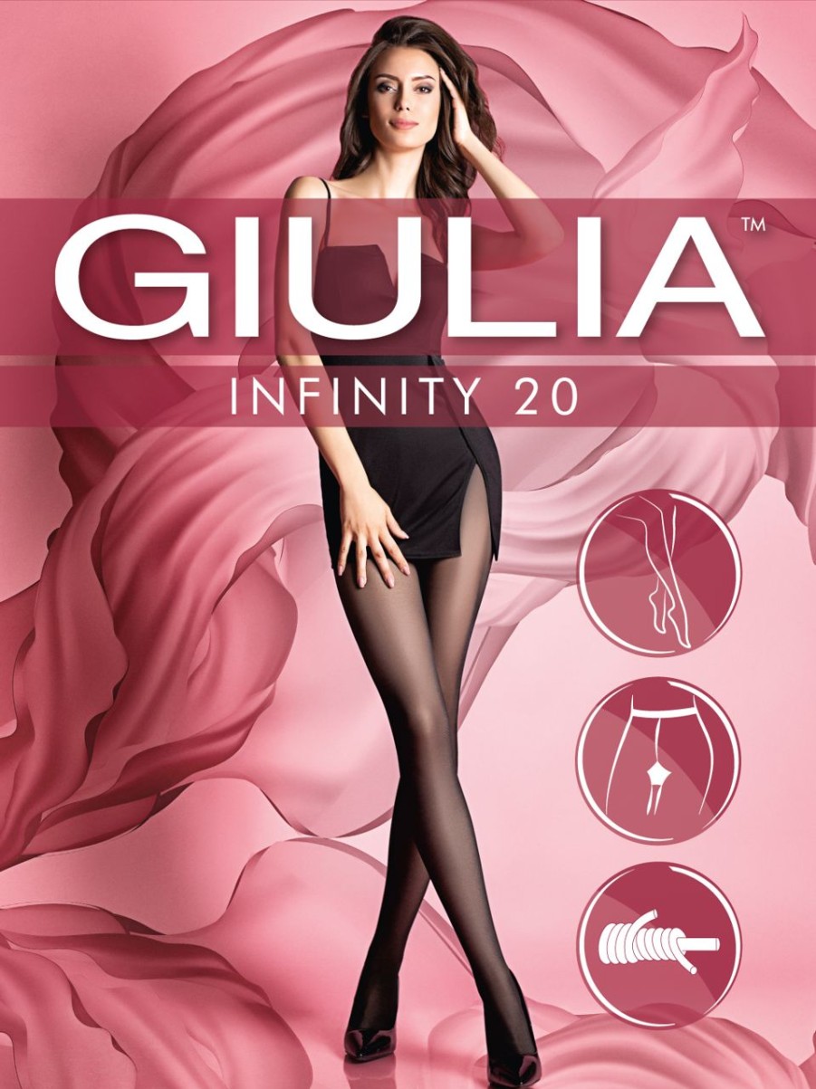 Giulia | Giulia Giulia Transparente Seidenmatte Strumpfhose Infinity 20