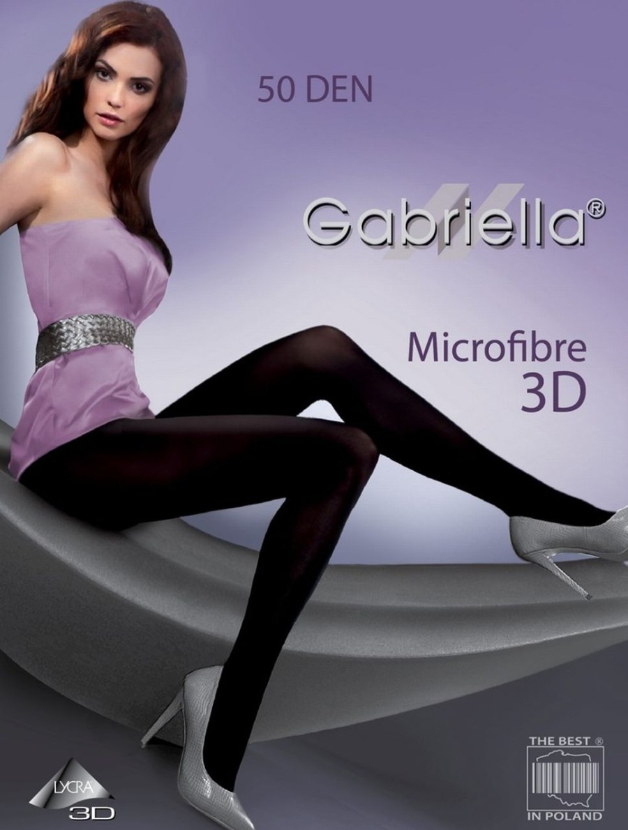 Gabriella | Gabriella Gabriella Edle Microfaser-Strumpfhose Ohne Muster, 50 Den