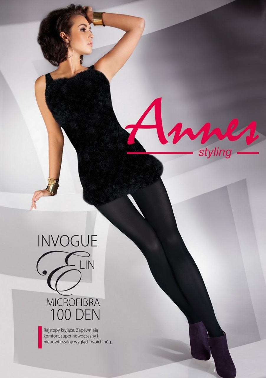 Annes Styling | Annes Styling Annes Styling Glatte Blickdichte Mikrofaser-Strumpfhose Elin, 100 Den