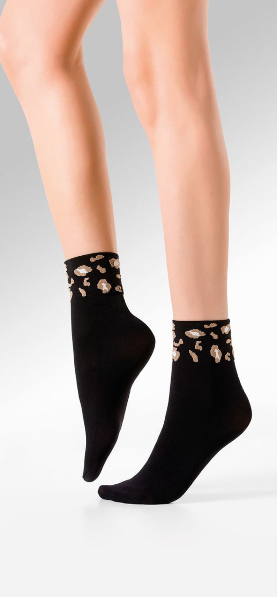 Gabriella | Gabriella Weiche Sockchen Mit Angesagtem Leoprint Von Gabriella