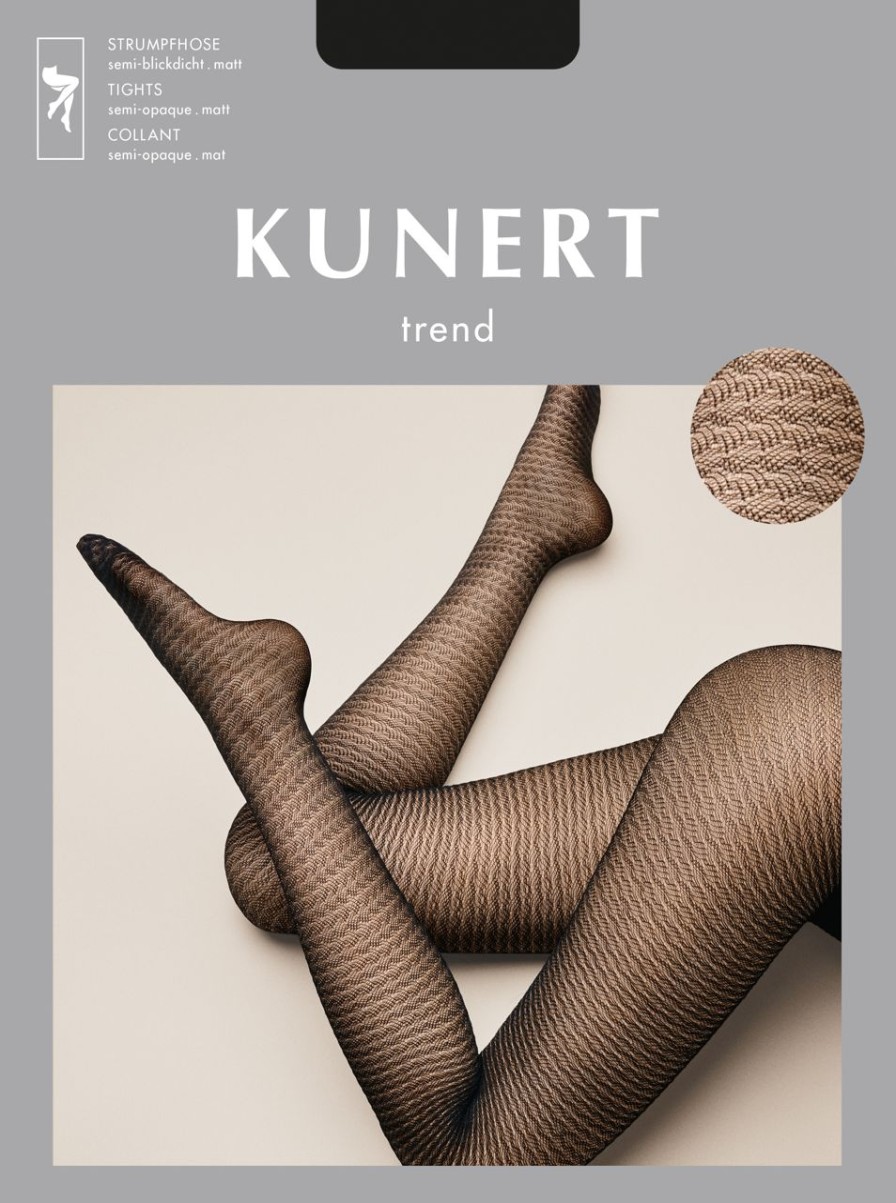 Kunert | Kunert Semi-Blickdichte Matte Strumpfhose Mit Feiner Struktur-Musterung Von Kunert