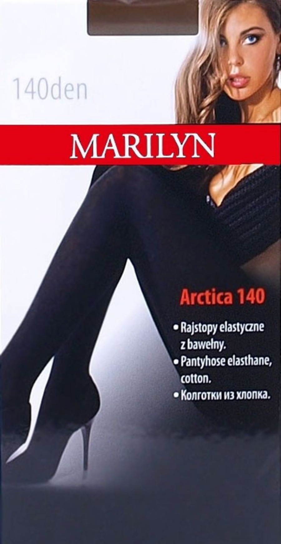 Marilyn | Marilyn Marilyn Blickdichte Glatte Strumpfhose Arctica 140 Den Nero