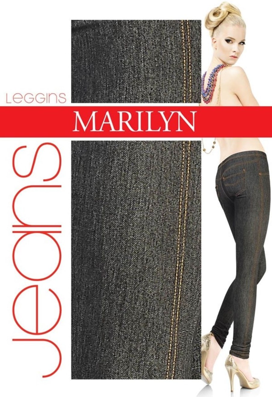 Marilyn | Marilyn Marilyn Lange Leggings In Jeansoptik Jeans 120 Den