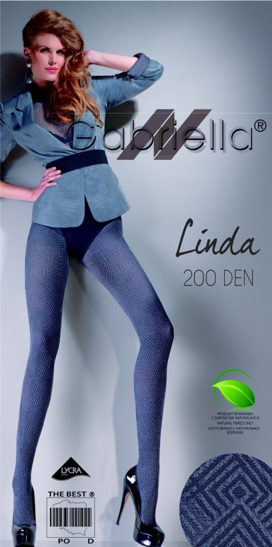 Gabriella | Gabriella Gabriella Weiche Strumpfhose Mit Geometrischem Muster Linda 200 Den