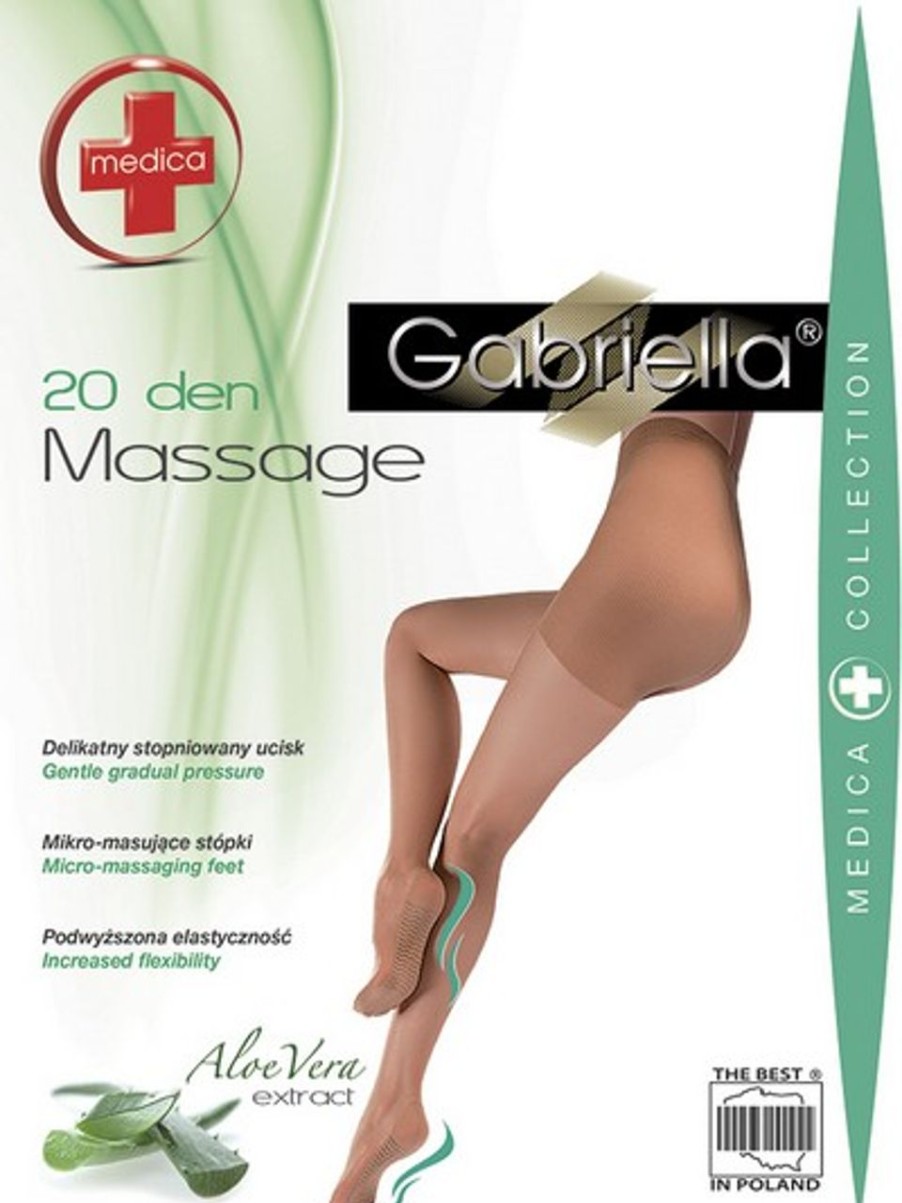 Gabriella | Gabriella Gabriella Feinstrumpfhose Mit Massage-Effekt, 20 Den