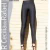 Cecilia De Rafael | Cecilia de Rafael Glamourose Leggings Mit Nadelstreifen Gatsby Von Cecilia De Rafael Negro