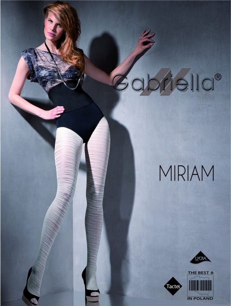 Gabriella | Gabriella Blickdichte Gemusterte Strumpfhose Miriam Von Gabriella