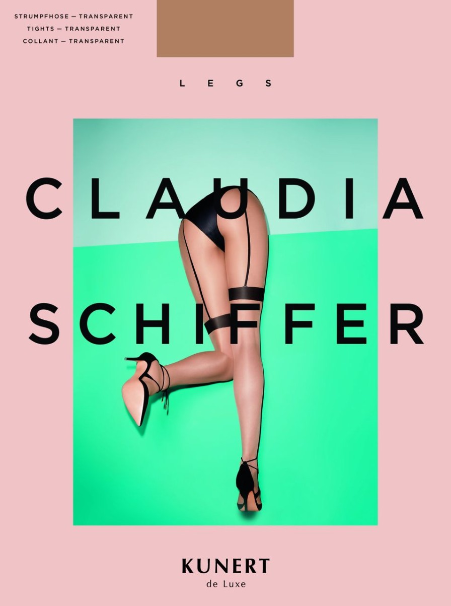 Kunert | Kunert Suspender-Strumpfhose Claudia Schiffer Legs Kunert De Luxe Nude-Black