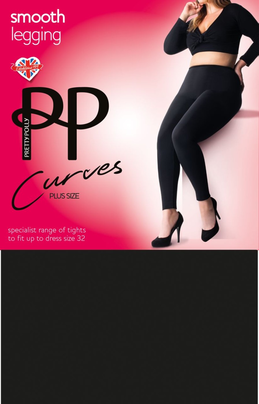 Pretty Polly | Pretty Polly Bequeme Leggigns Fur Frauen Mit Weiblichen Rundungen Smooth Leggings Curves Von Pretty Polly Black