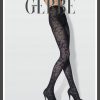 Gerbe | Gerbe Gerbe Elegante Feinstrumpfhose Mit Blumenmuster Kimono