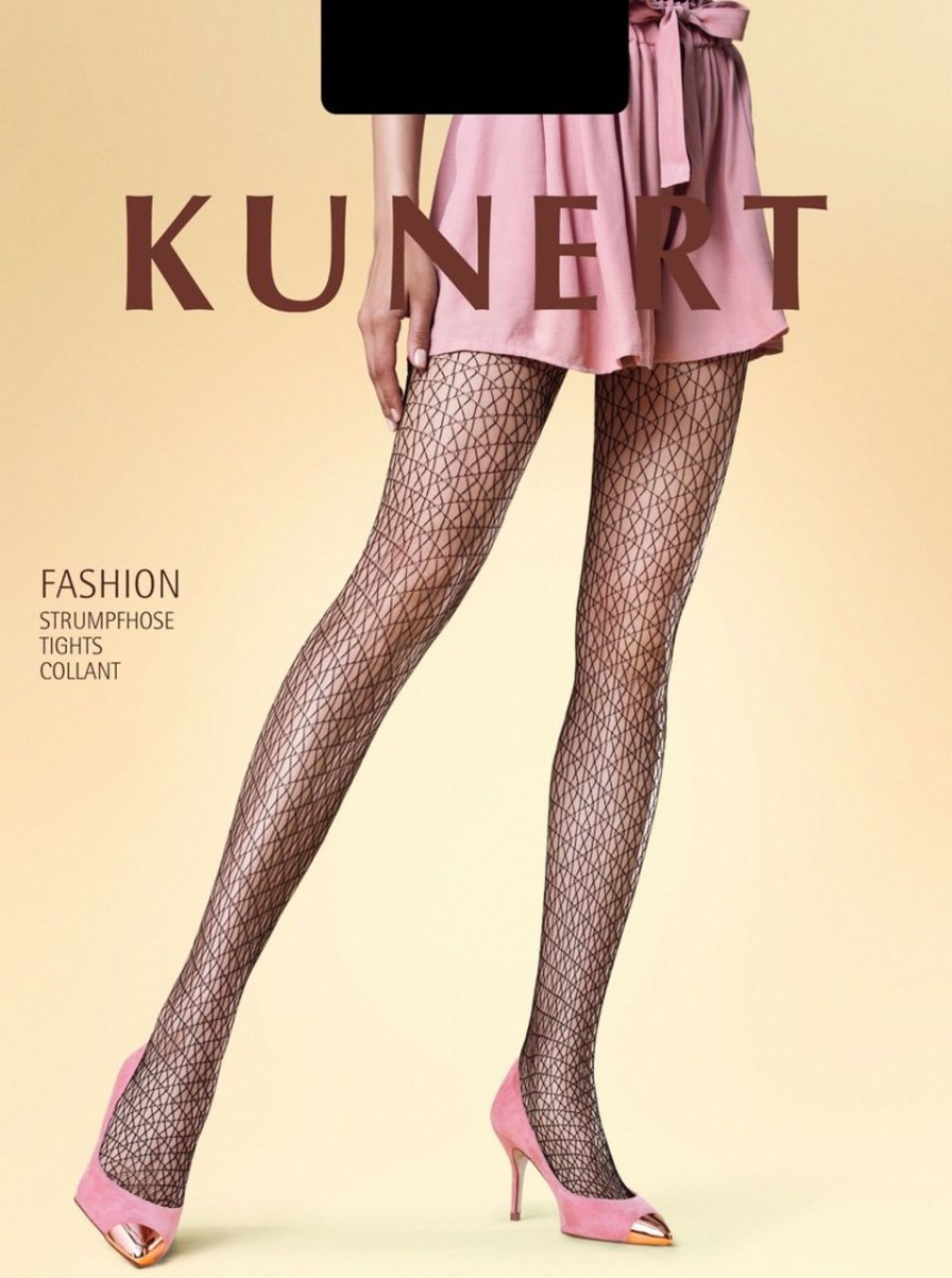 Kunert | Kunert Modisch Gemusterte Netzstrumpfhose Weave Von Kunert Black