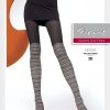 Winterstrumpfhosen | Fiore Blickdichte Strumpfhose In Overknee-Optik Mit Winterlichem Muster Nessa Von Fiore