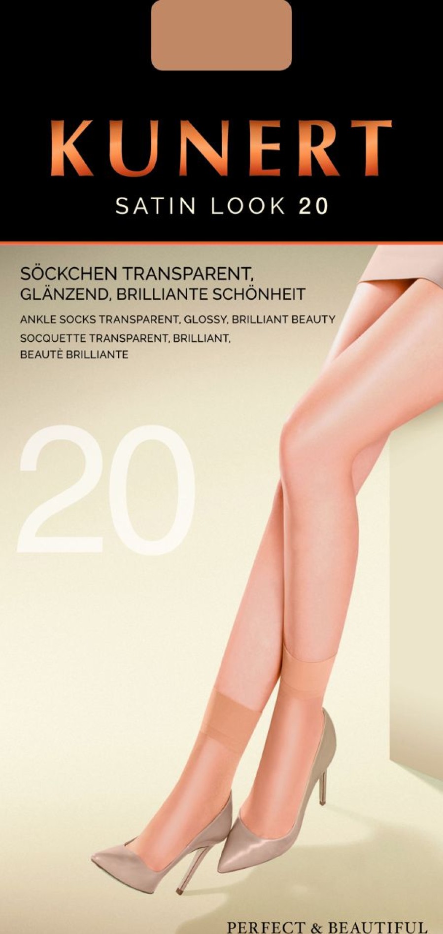 Kunert | Kunert Glanzende Feinsockchen Satin Look 20 Von Kunert