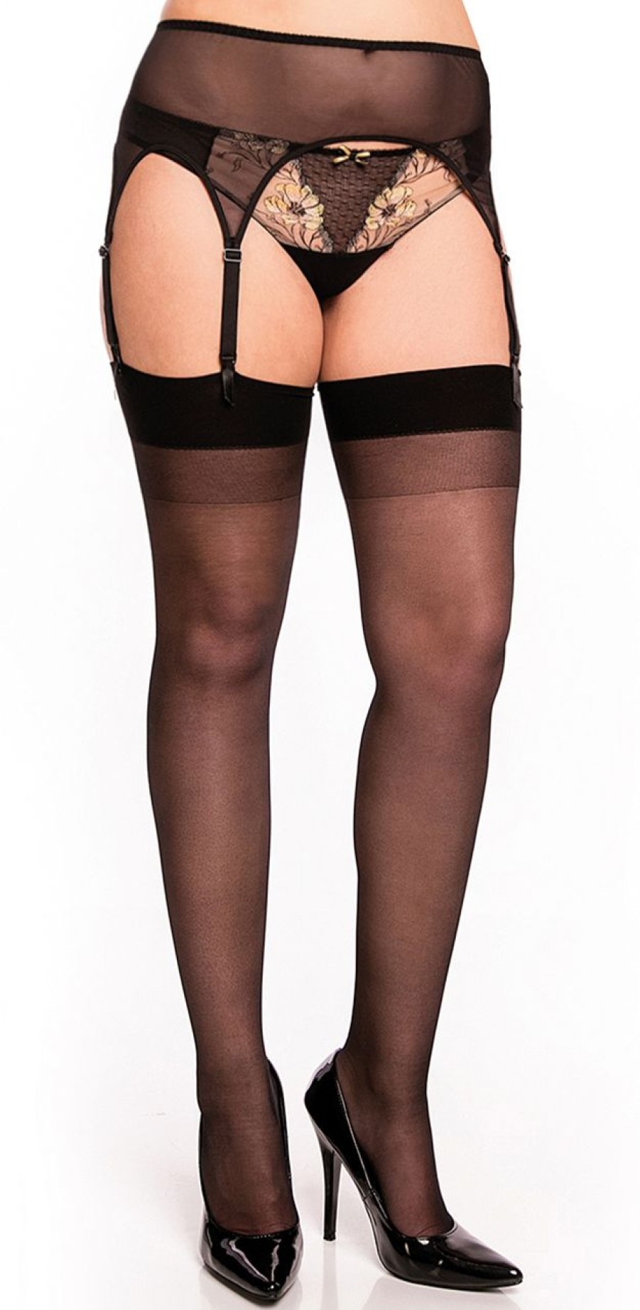 Glamory | Glamory Strumpfgurtel In Ubergrosen Garter Belt Von Glamory