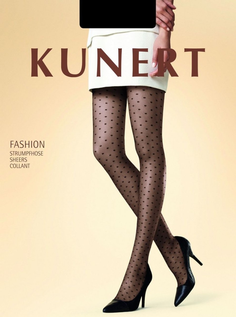 Kunert | Kunert Klassisch Elegante Feinstrumpfhose Mit Tupfenmuster Polka Dot, 15 Den Electric Blue