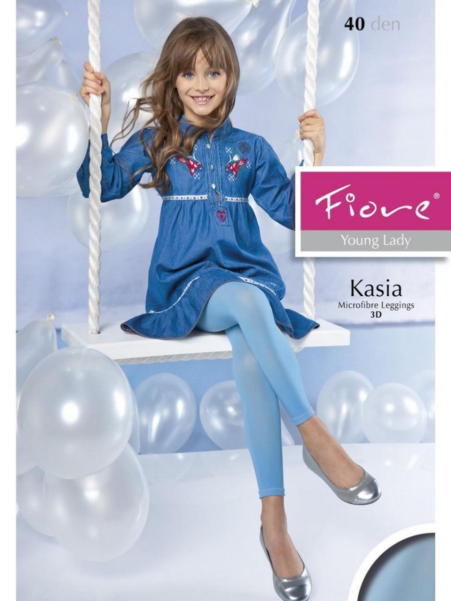 Kinderstrumpfhosen, -Leggings | Fiore Fiore Lange Leggins Fur Kinder Kasia 40 Den, Ohne Muster