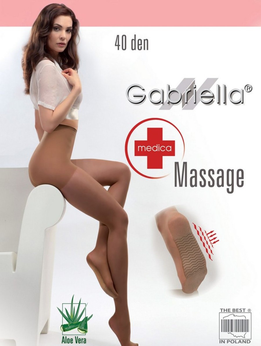 Gabriella | Gabriella Gabriella Feinstrumpfhose Mit Massage-Effekt, 40 Den