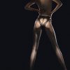 Fiore | Fiore Transparente Feinstrumpfhose Mit Verfuhrerischem Muster In Herzform Von Fiore Black