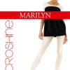 Marilyn | Marilyn Glanzende Blickdichte Strumpfhose Microshine Von Marilyn 100 Den