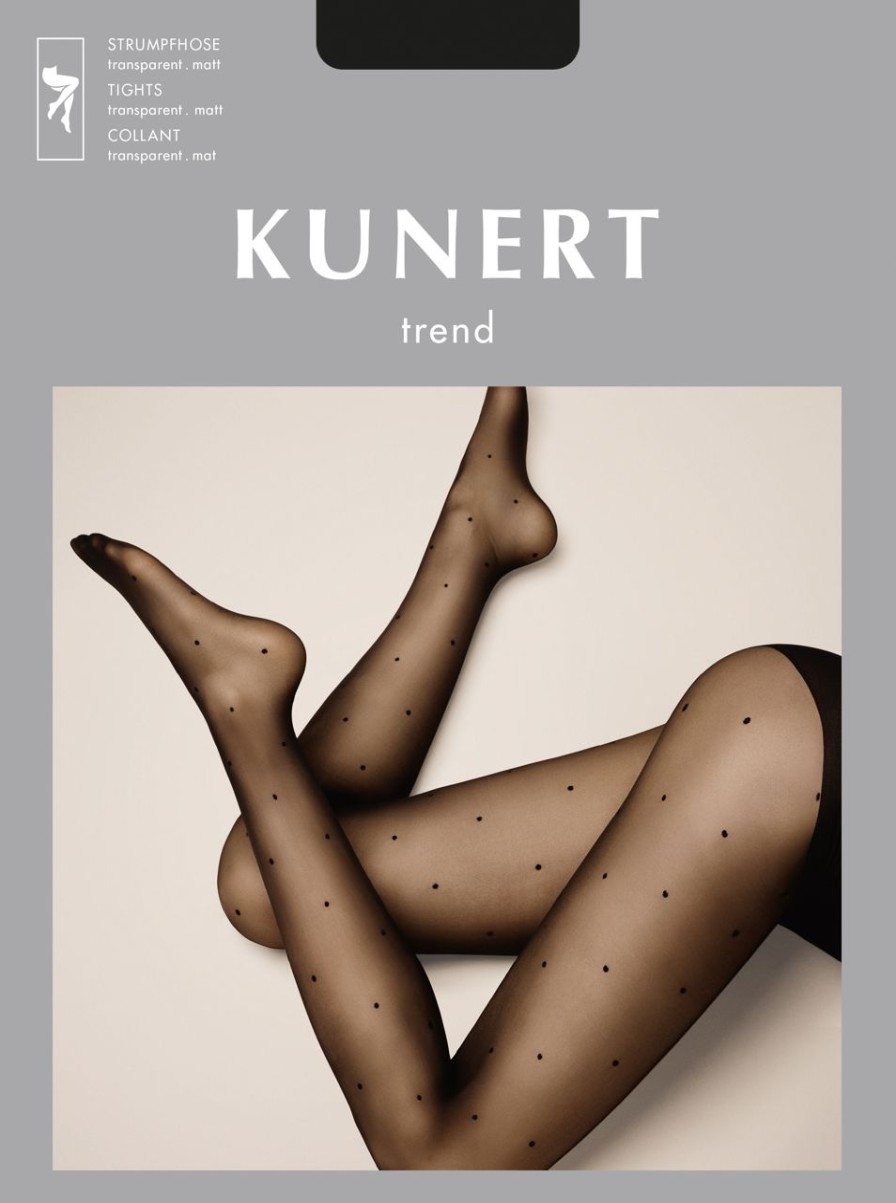 Kunert | Kunert Zeitlos Elegante Strumpfhose Mit Tupfenmuster Von Kunert Deep Taupe