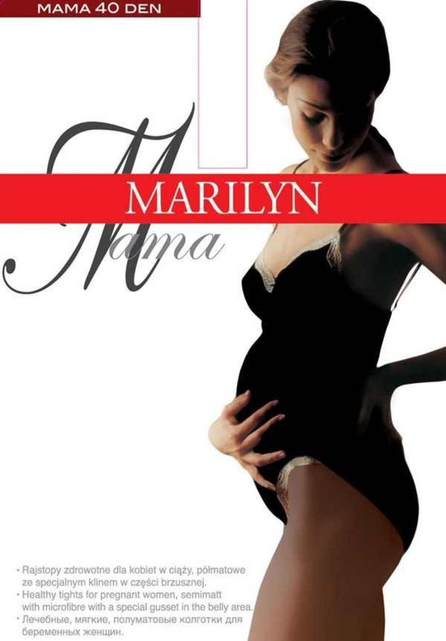 Marilyn | Marilyn Marilyn Glatte Strumpfhose Fur Schwangere Mama, 40 Den