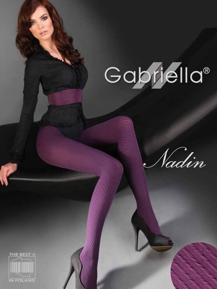 Gabriella | Gabriella Gabriella Elegante Strumpfhose Nadin Mit Durchgehendem 3D-Muster