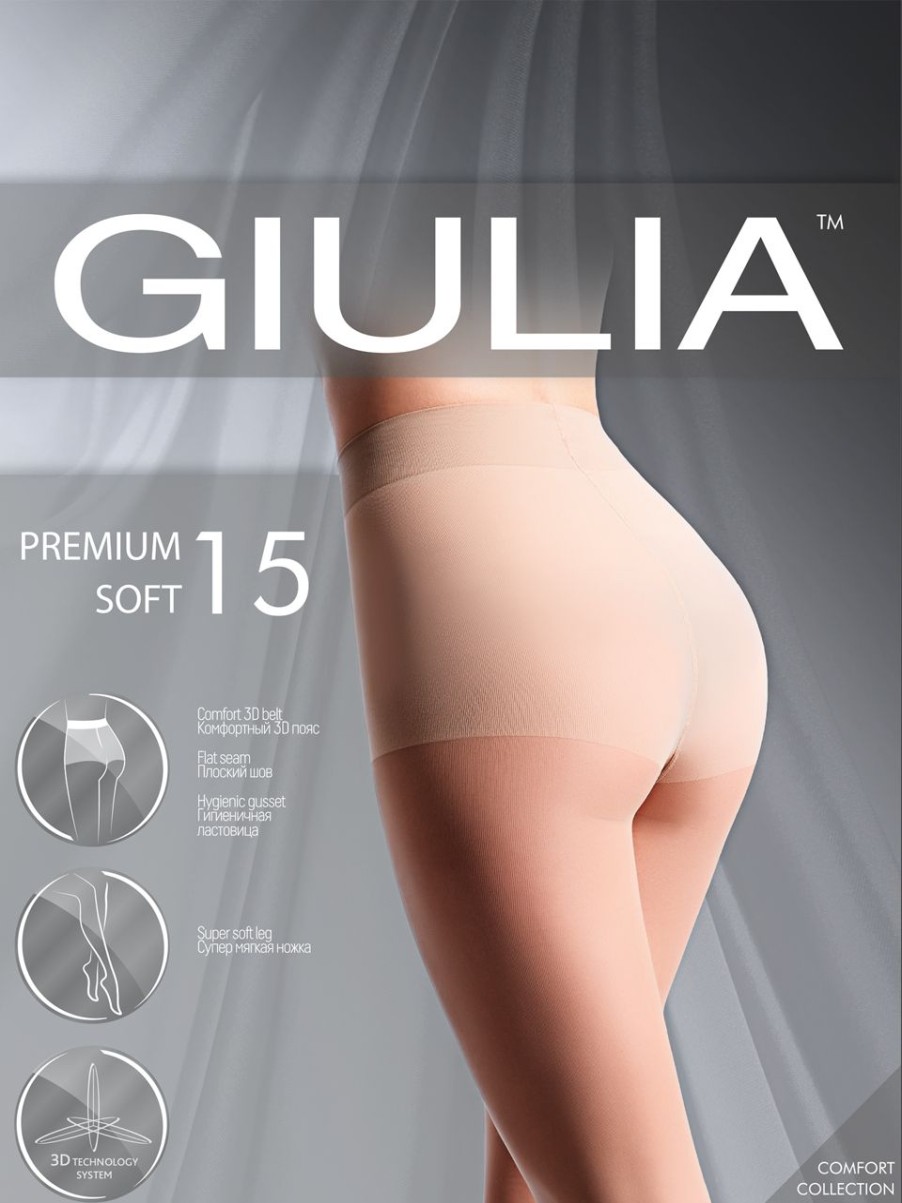 Giulia | Giulia Sehr Weiche, Komfortable Feinstrumpfhose Mit Verstarktem Hoschenteil Premium Soft 15 Von Giulia