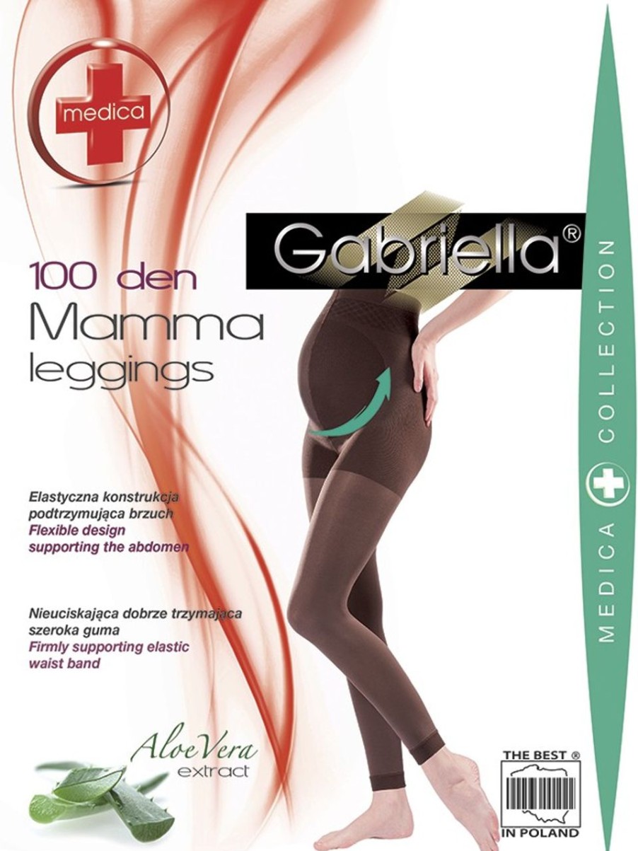 Gabriella | Gabriella Gabriella Bequeme Blickdichte Leggings Fur Schwangere Mamma 100 Den