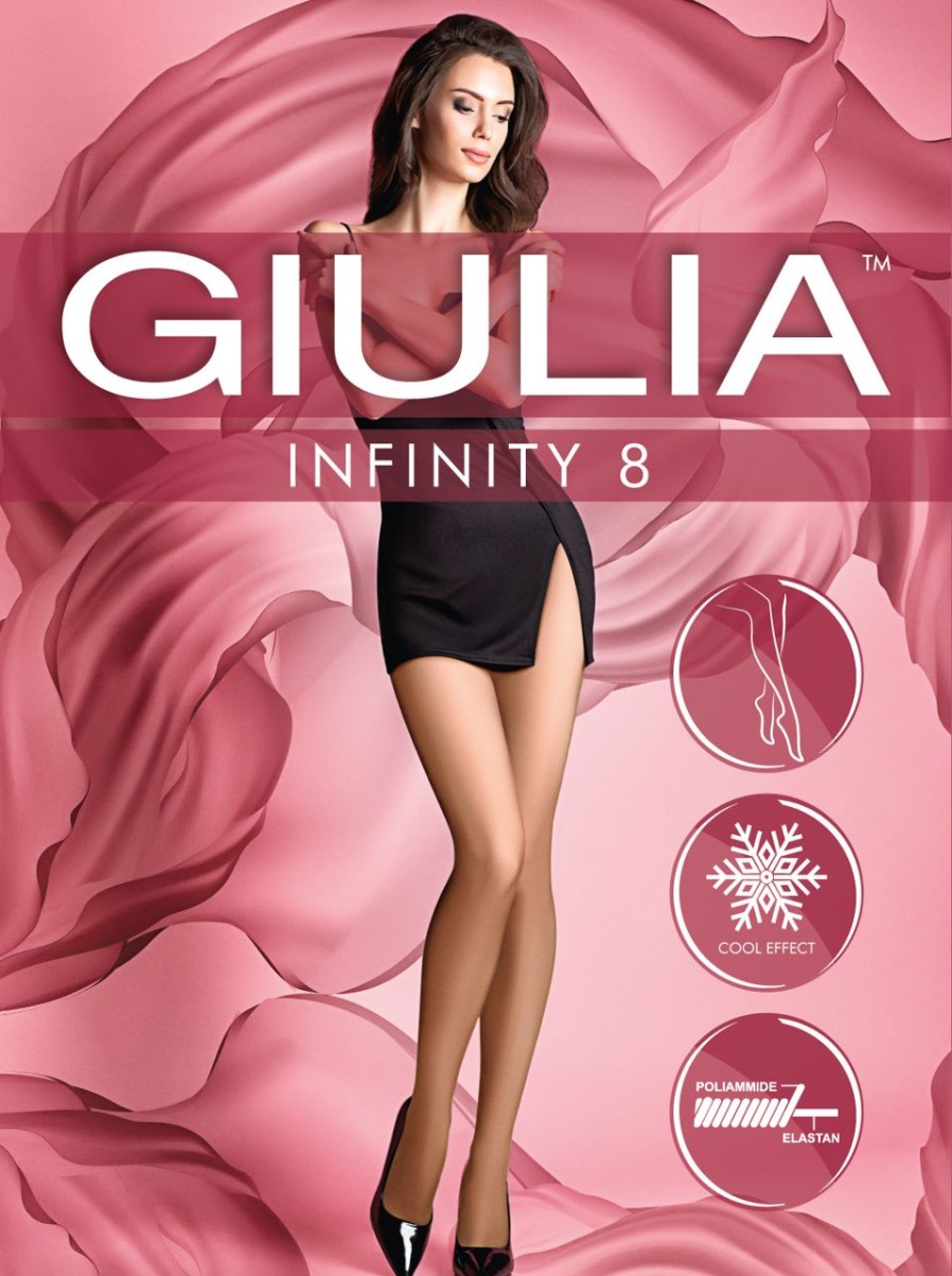 Giulia | Giulia Hauchdunne Sommerstrumpfhose Mit Kuhleffekt Infinity 8 Von Giulia