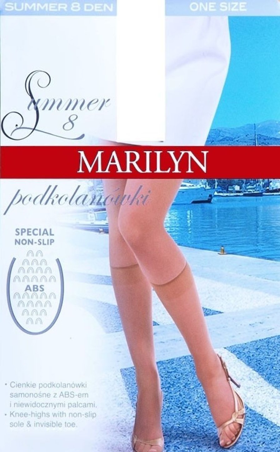 Marilyn | Marilyn Marilyn Hauchdunne Kniestrumpfe Mit Anti-Rutsch-Noppen Summer 8 Den