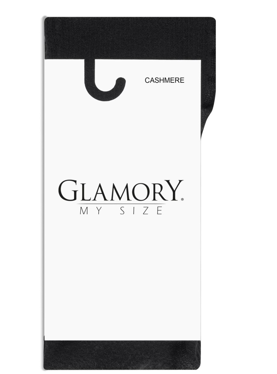 Glamory | Glamory Glamory - Warme Und Seidig Weiche Strickstrumpfhose Mit Viskose Und Kaschmir Black