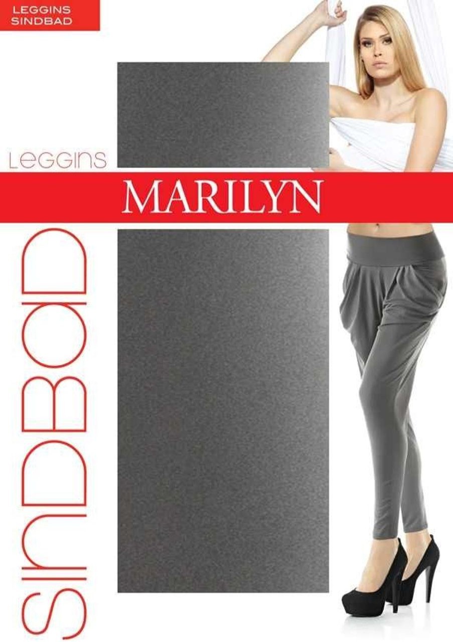 Marilyn | Marilyn Marilyn Weit Geschnittene Leggings Im Harems-Stil Sindbad Black