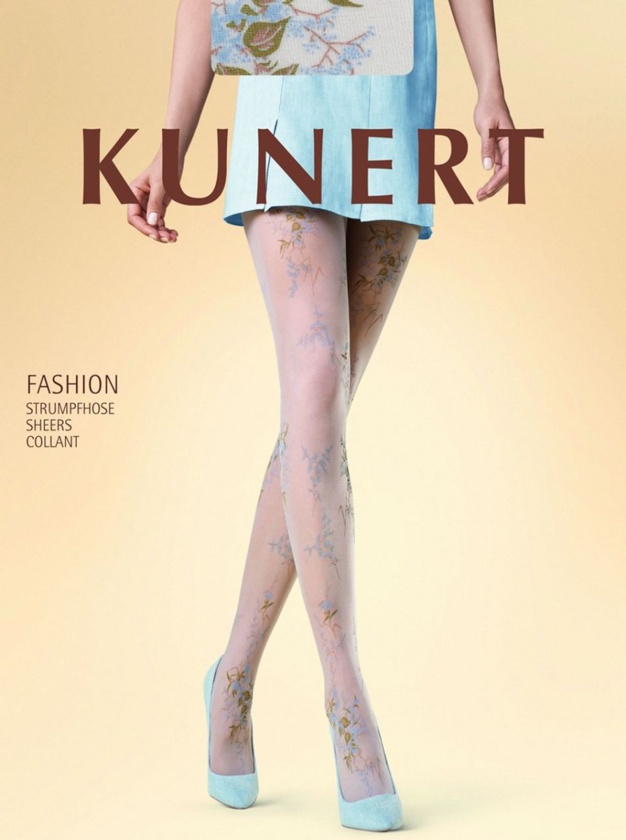 Kunert | Kunert Wunderschone Feinstrumpfhose Mit Dezentem Blumenmuster Springtime Von Kunert Teint