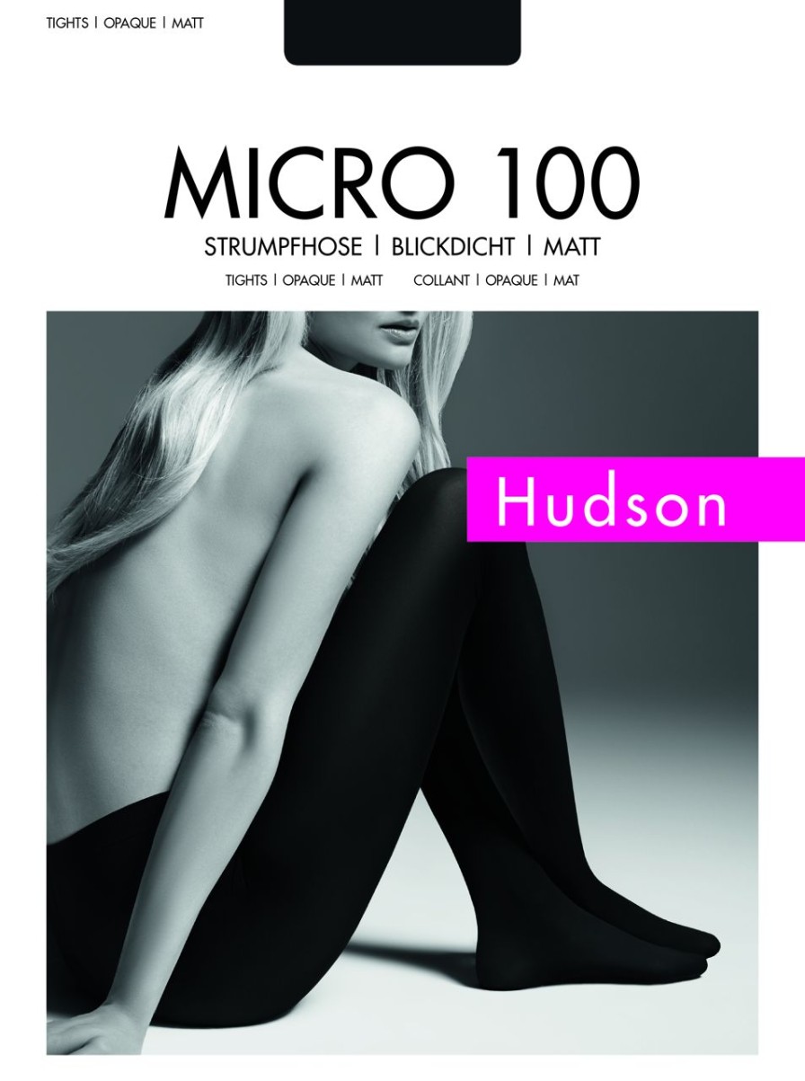 Hudson | Hudson Blickdichte, Matte Strumpfhose Ohne Muster Micro 100 Von Hudson