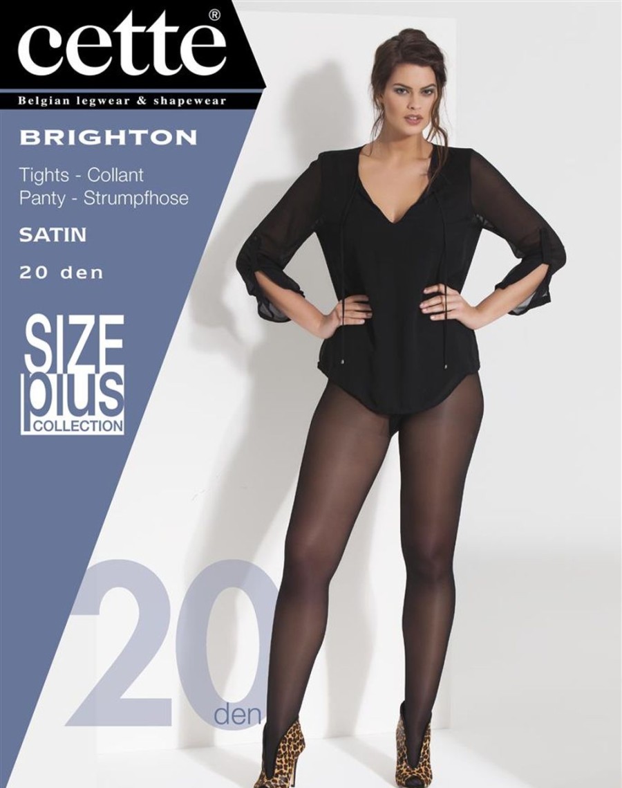 Cette | Cette Glatte Plus Size Strumpfhose Mit Seidenglanz Brighton Von Cette