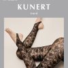 Kunert | Kunert Semi-Blickdichte Steghose Mit Elegantem, Floralem Spitzenmuster Von Kunert Black