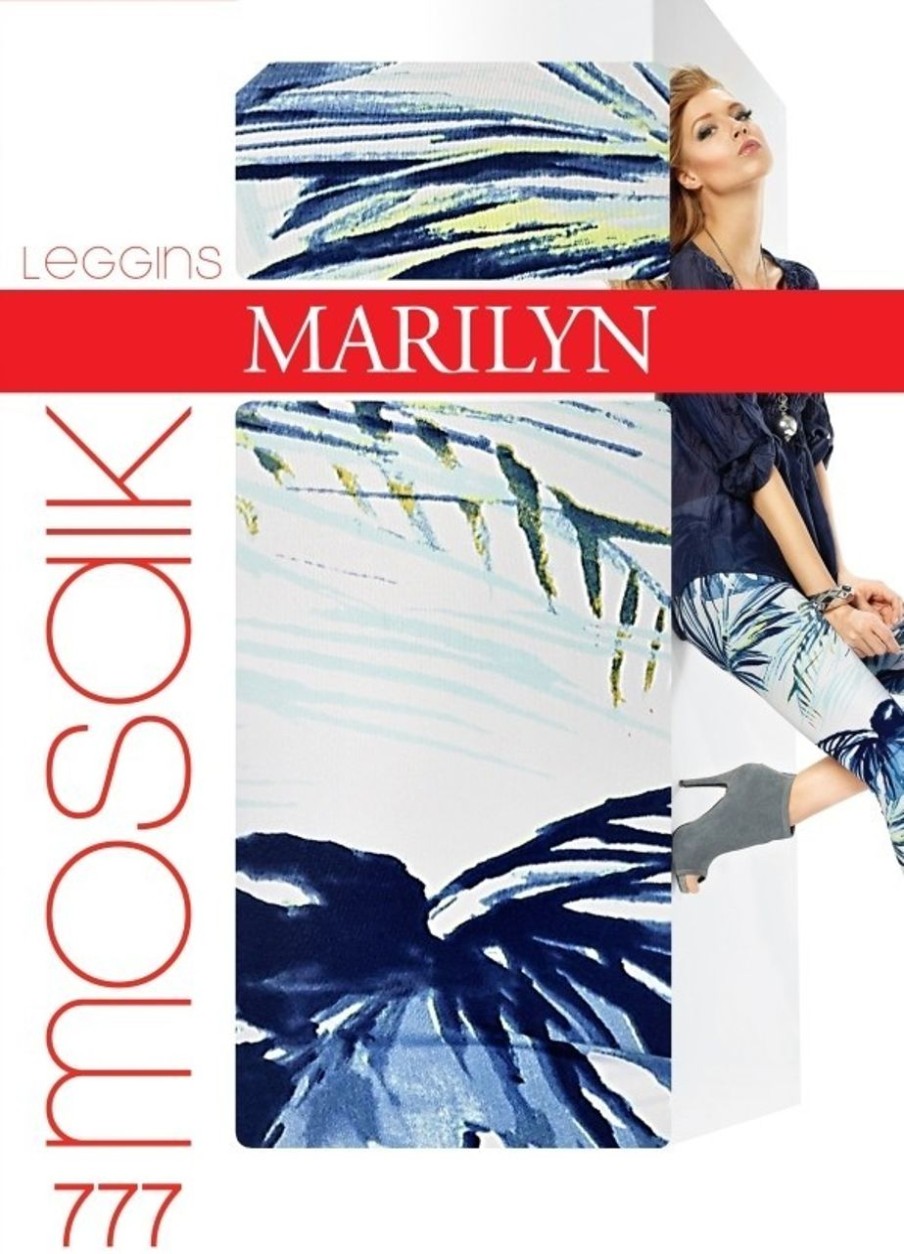 Marilyn | Marilyn Marilyn 7/8-Lange Leggings Mit Trendigem Blumigem Muster Mosaik, 120 Den