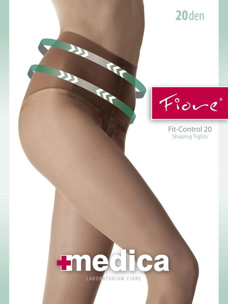 Figurformende Strumpfhosen | Fiore Fiore Fit-Control Figurformende Strumpfhose 20 Den