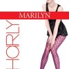 Marilyn | Marilyn Marilyn Extravagante Strumpfhosen Mit Elegantem Rautenmuster Und Netzstruktur Charly 40 Den